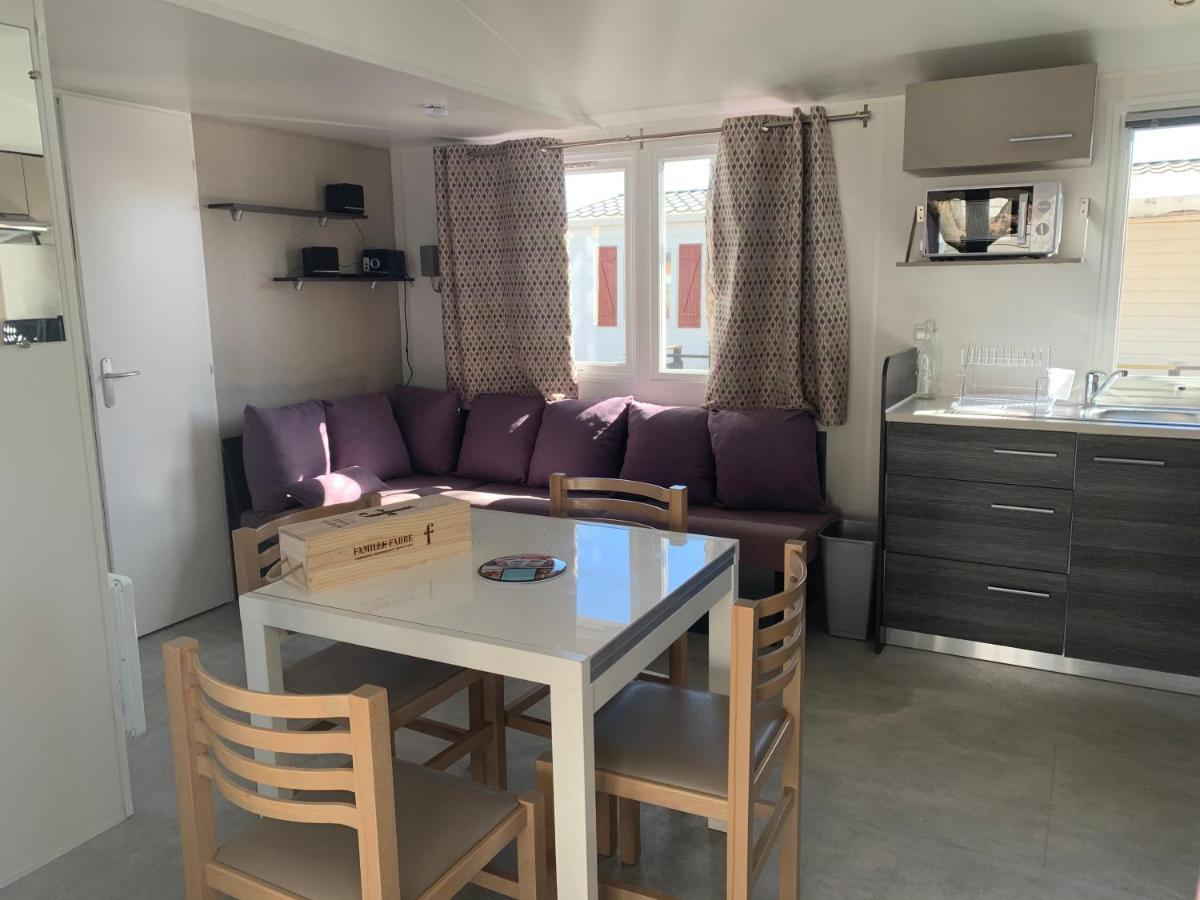 Mobilhome Vias Plage Dans Camping Luaran gambar
