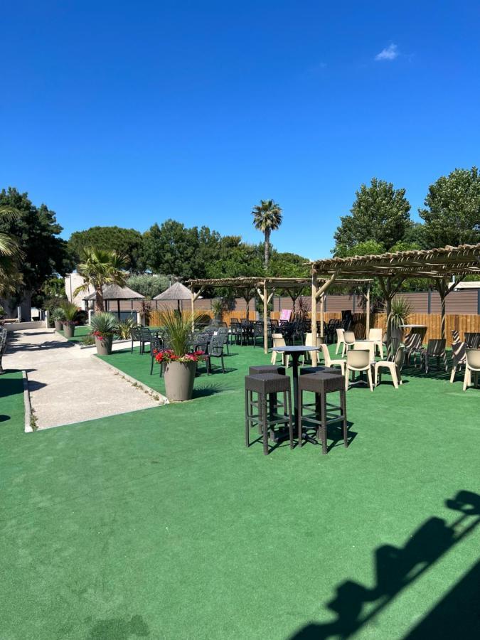 Mobilhome Vias Plage Dans Camping Luaran gambar