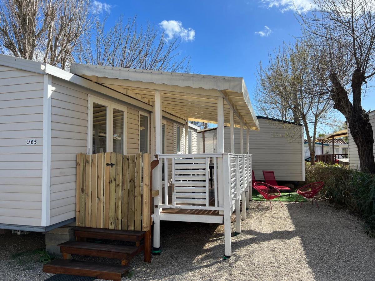 Mobilhome Vias Plage Dans Camping Luaran gambar