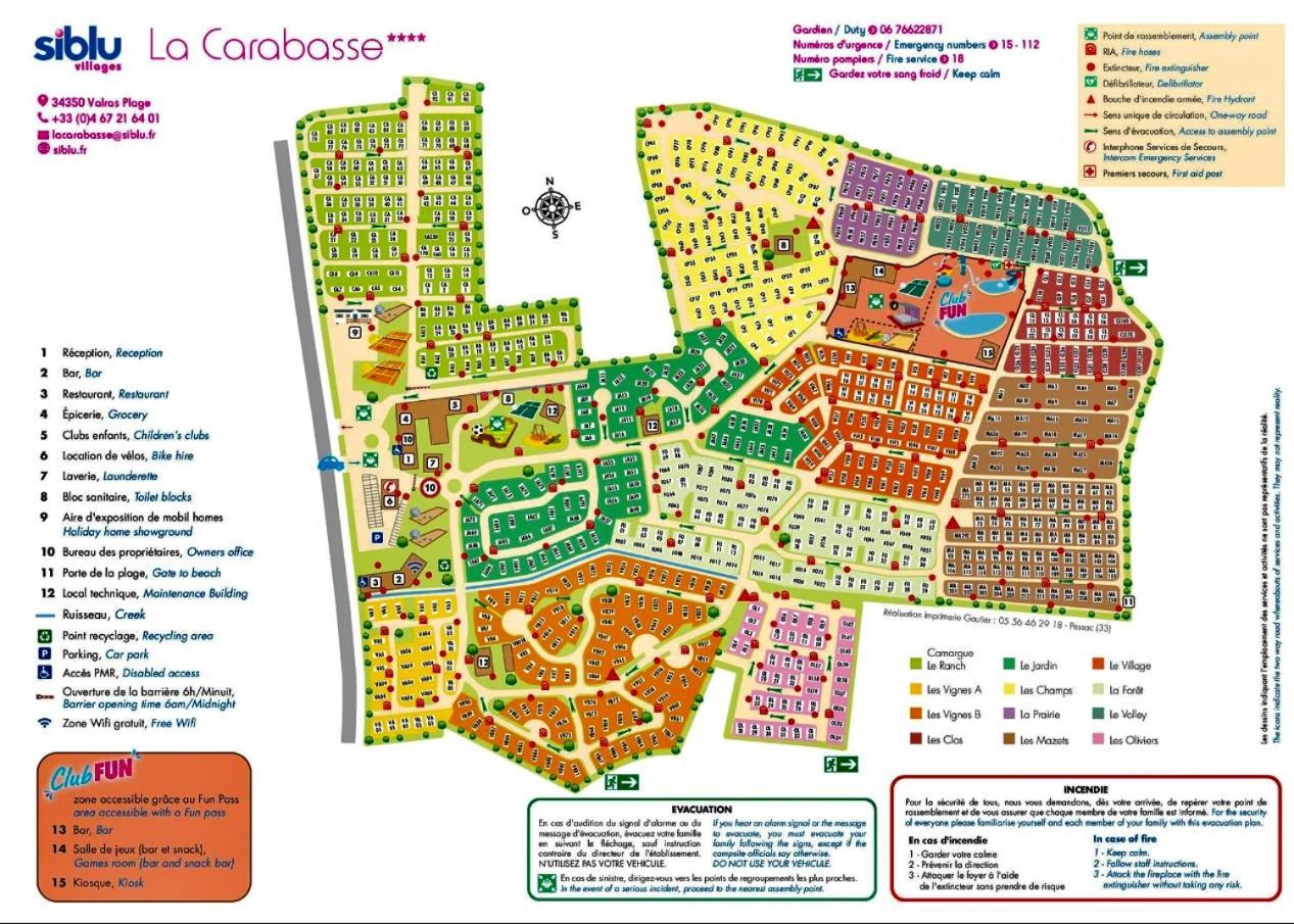 Mobilhome Vias Plage Dans Camping Luaran gambar