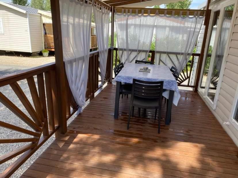 Mobilhome Vias Plage Dans Camping Luaran gambar